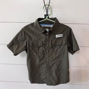 Magellan Olive Green Short Sleeve Shirt Toddler